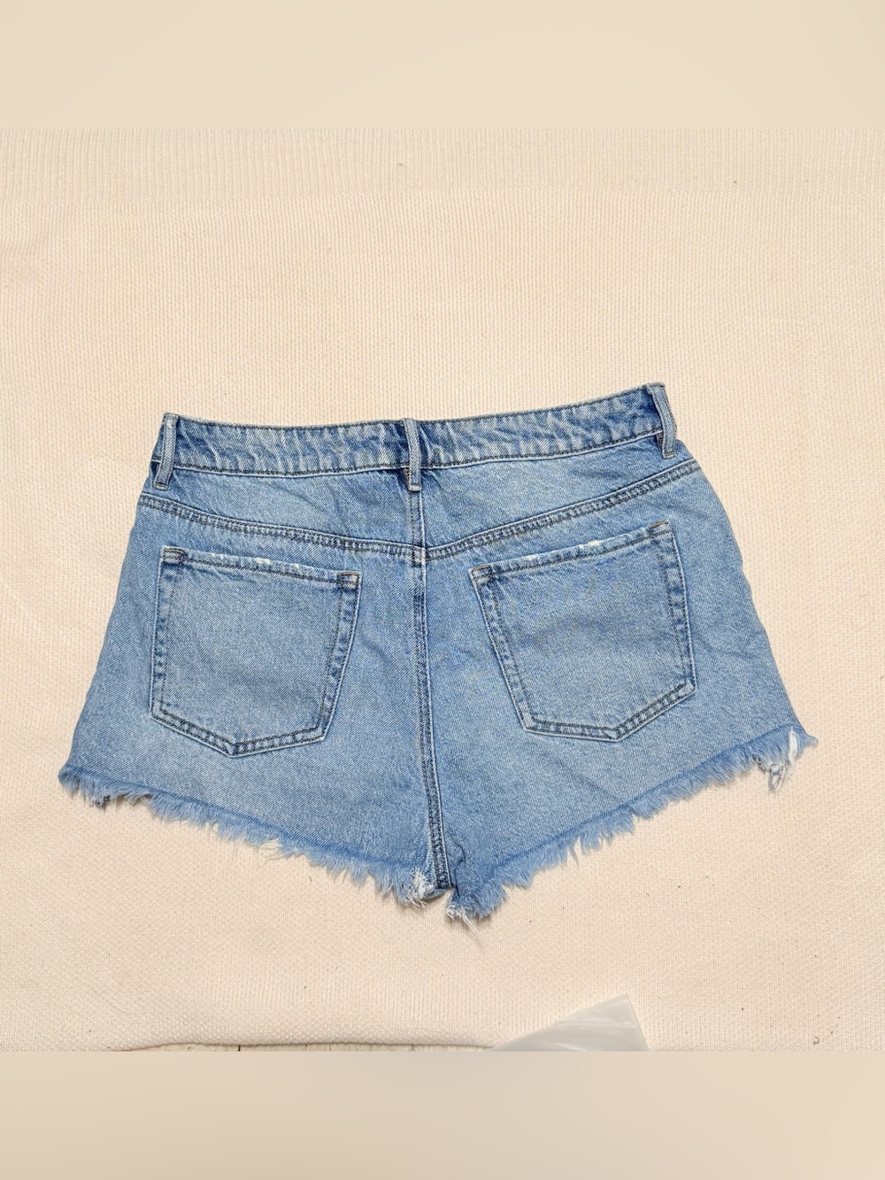 PacSun Blue‎ Distressed Jean Shorts High-Rise size 30 - Picture 3 of 11